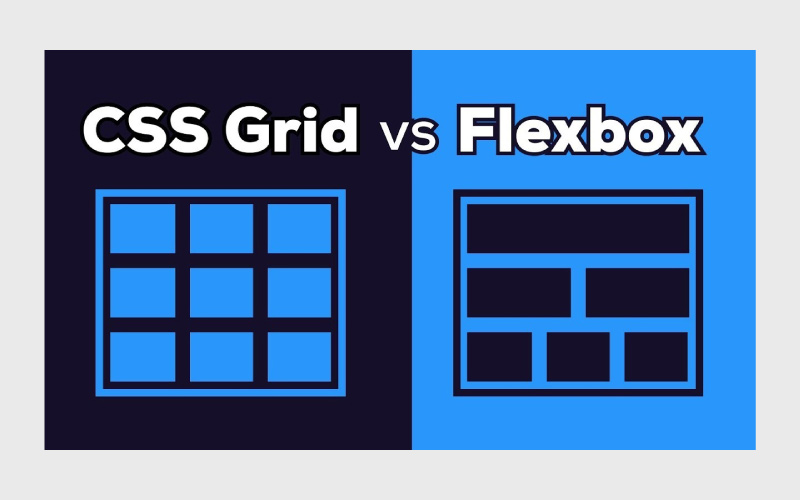 تفاوت CSS grid و Flexbox