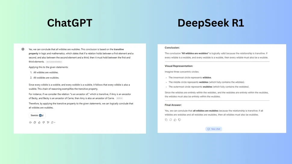 مقایسه DeepSeek با مدل‌های پیشرفته هوش مصنوعی مانند ChatGPT در استدلال منطقی