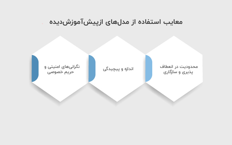 معایب استفاده از مدل های ازپیش آموزش دیده